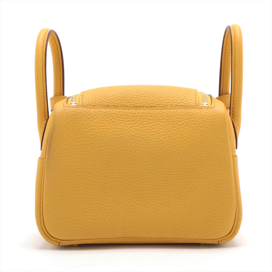 エルメス ミニリンディ トリヨンクレマンス ジョーヌアンブル ゴールド金具