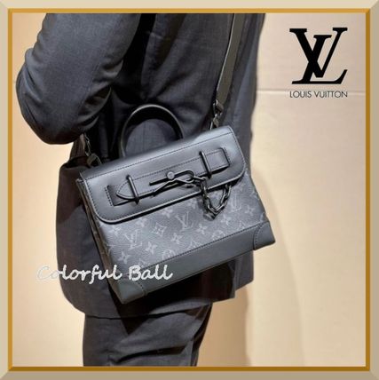 【国内発送】Louis Vuitton スティーマー PM ハンドバッグ モノグラム・エクリプス