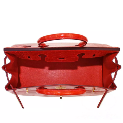 【HERMES】エルメス バーキン 30cm クロコダイル ゴールド金具