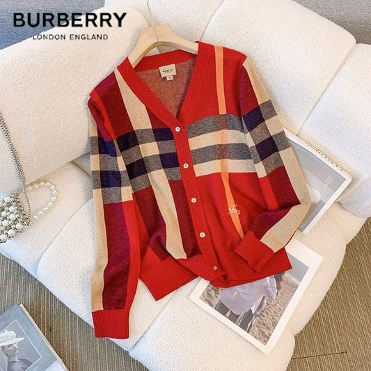 Burberry秋冬の新作Vネックカーディガン04 SS95652