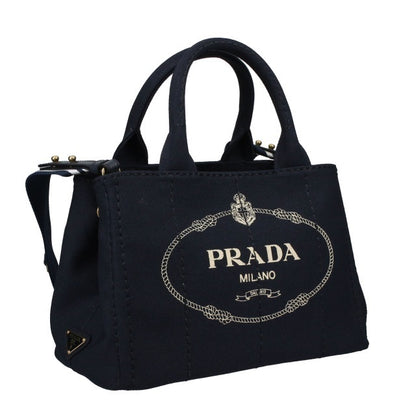 PRADA コットンキャンバス 2WAYトートバッグ