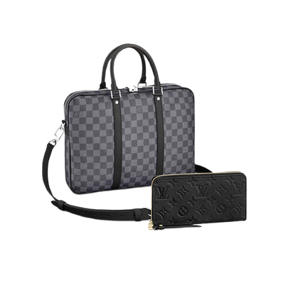 LOUIS VUITTON ハンドバッグ ビジネスバッグ 長財布 2点セット お得 N41718+M61864
