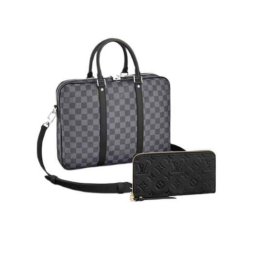 LOUIS VUITTON ハンドバッグ ビジネスバッグ 長財布 2点セット お得 N41718+M61864