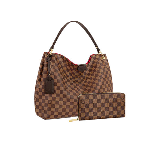 LOUIS VUITTON グレースフル MM 長財布 2点セット お得 N44045+N41661