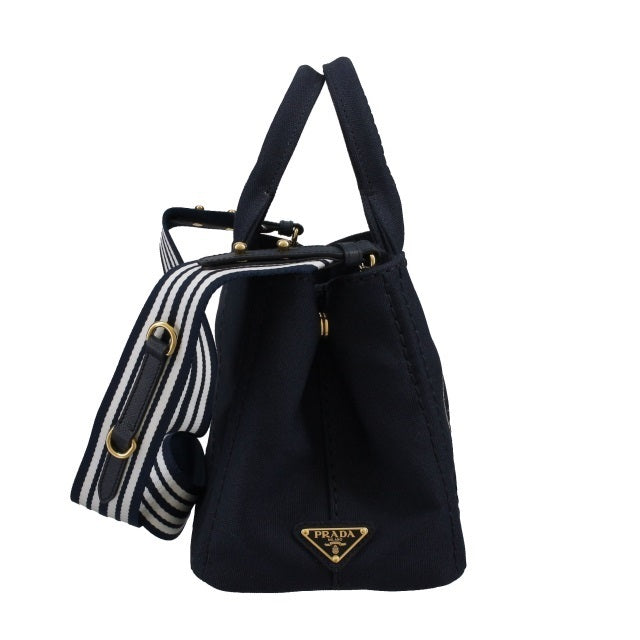 PRADA コットンキャンバス 2WAYトートバッグ