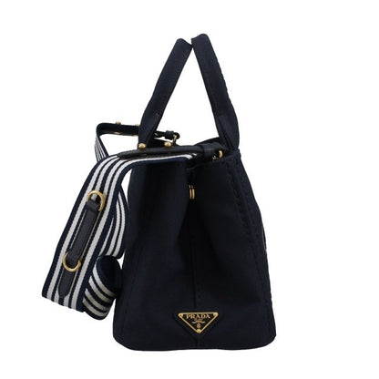 PRADA コットンキャンバス 2WAYトートバッグ