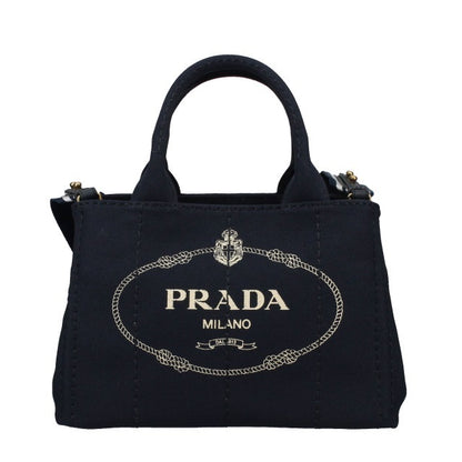 PRADA コットンキャンバス 2WAYトートバッグ