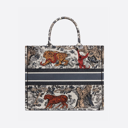【DIOR】入手困難！セレブ芸能人御用達・ロゴ アニマル 刺繍 バッグ トート 選べる4色