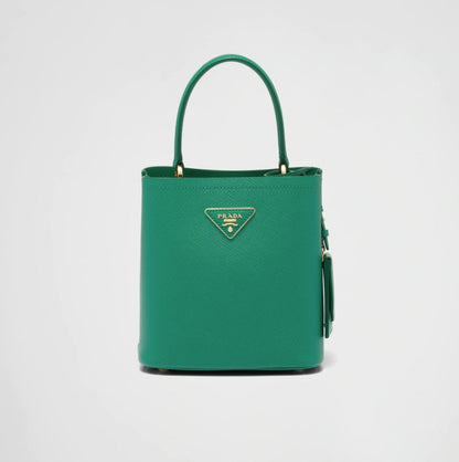 PRADAパニエ サフィアーノレザー スモールバッグ