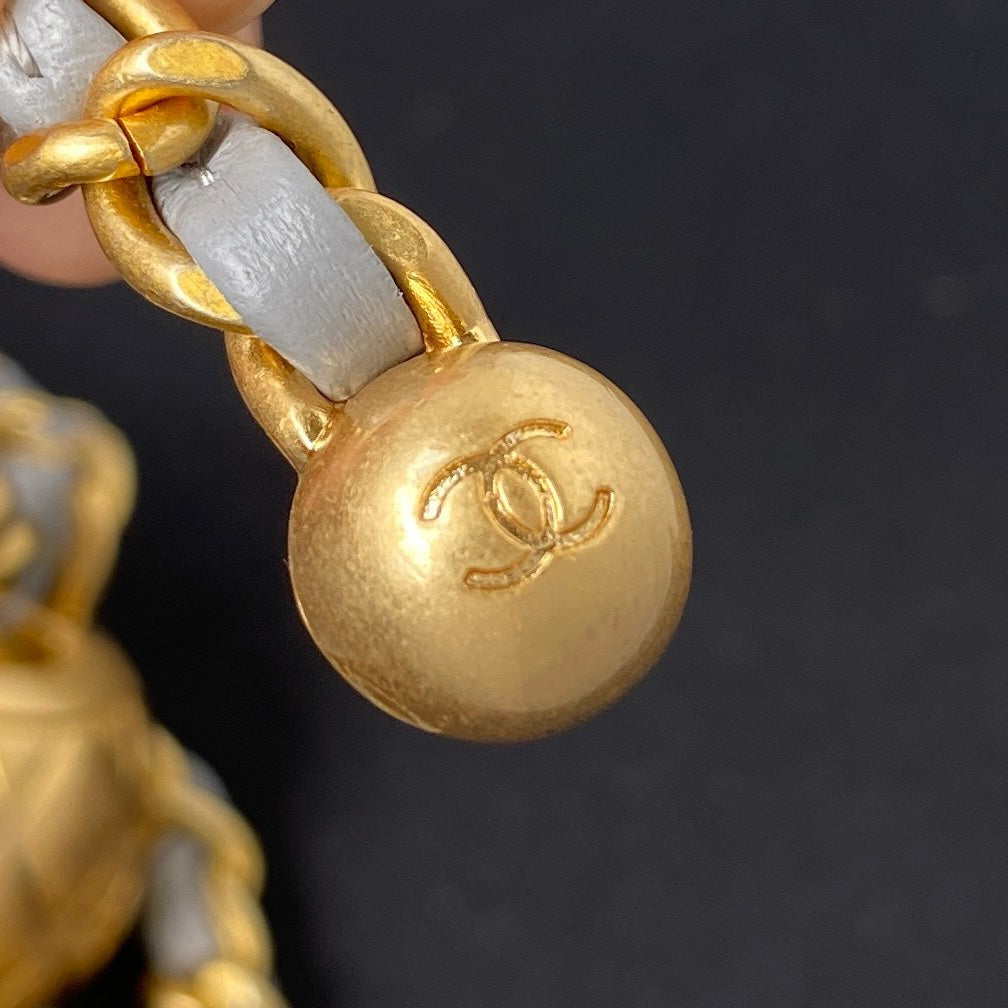 Chanel CF square with golden ball 1786