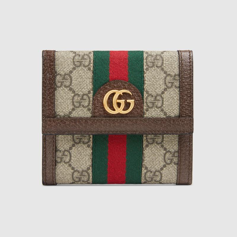 【GUCCI】直営店買付 オフィディアGGフレンチフラップウォレット