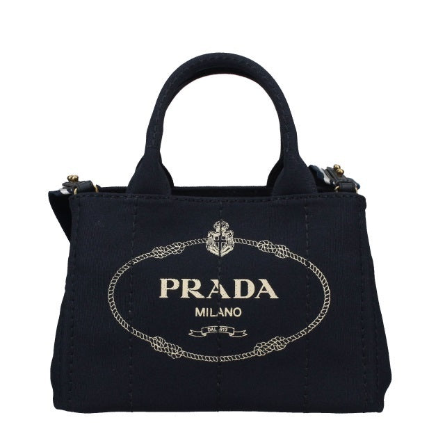 PRADA コットンキャンバス 2WAYトートバッグ