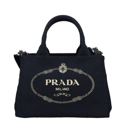 PRADA コットンキャンバス 2WAYトートバッグ