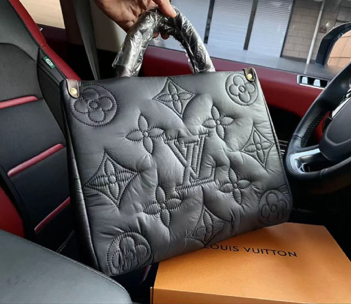 LV 柔らかなコットン素材のトートバッグ【50%オフ 送料無料】