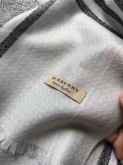 【Burberry】 カシミアスカーフ