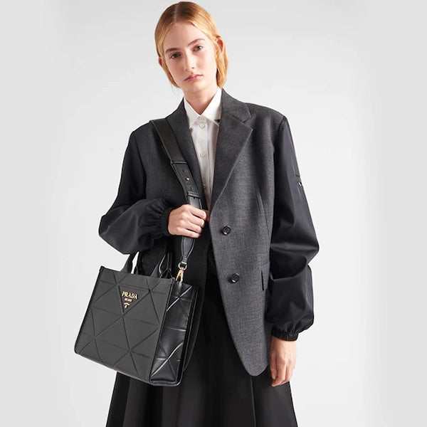 ＊PRADA＊ミディアム レザー ハンドバッグ 1BA379ASKF0002