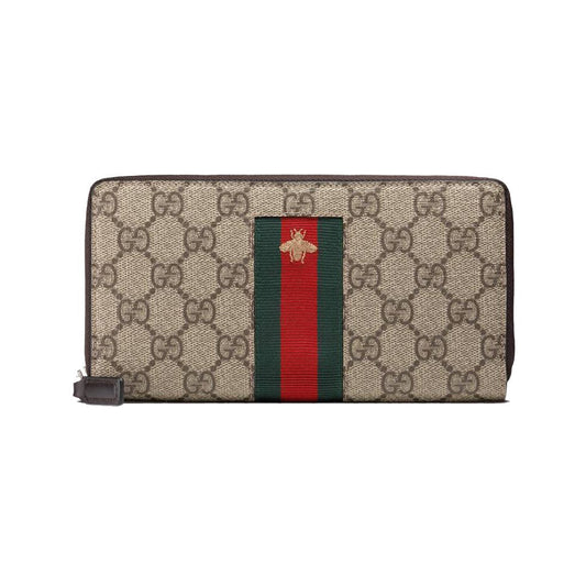 【GUCCI】累積売上総額第１位 ZIP AROUND WALLET_BEIGE