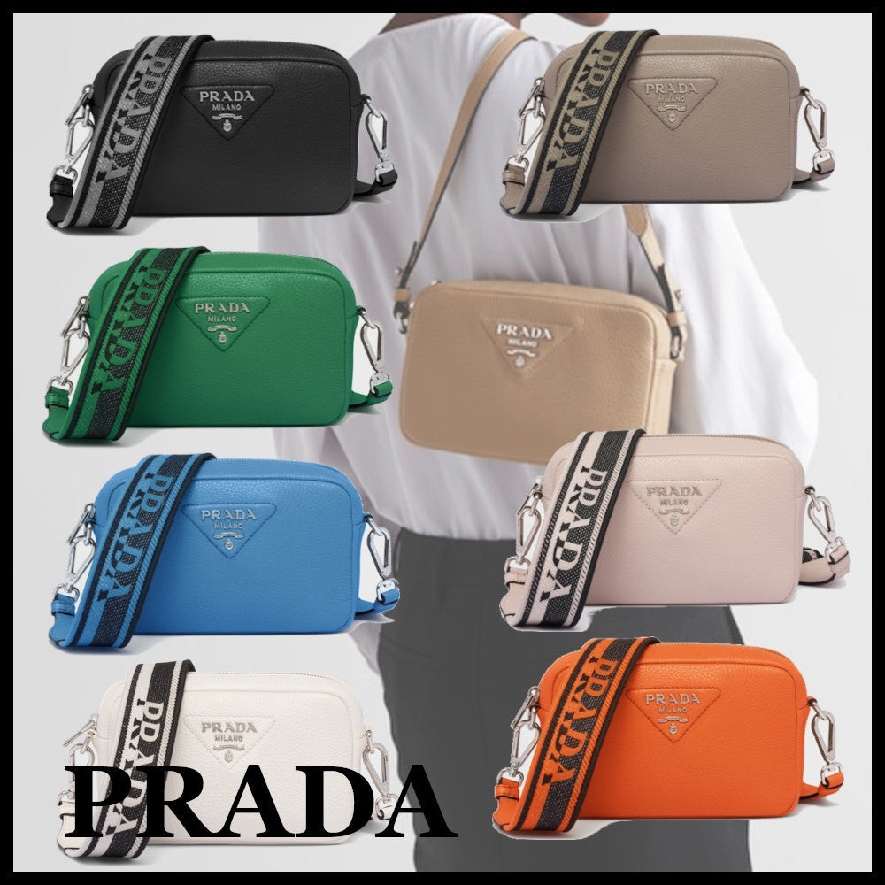 ★PRADA直営店★スモール レザー ショルダーバッグ