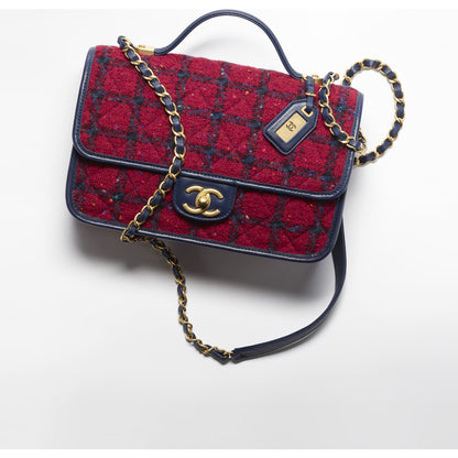 【シャネル】CLASSY雑誌掲載 スモール トップハンドル フラップ バッグ