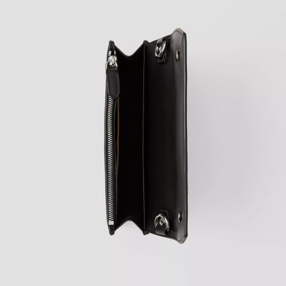 新作【BURBERRY】バーバリー チェック レザーショルダーバッグ