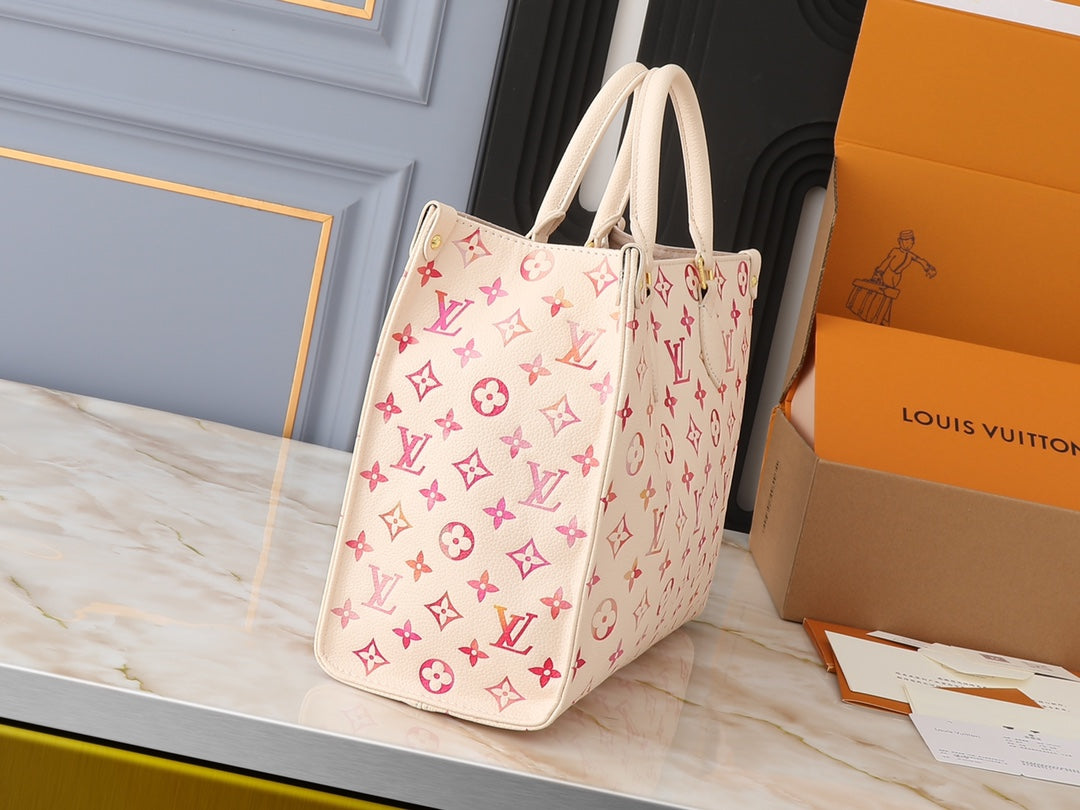 【LOUIS VUITTON】LV 新品ONTHEGO ミディアム ハンドバッグ