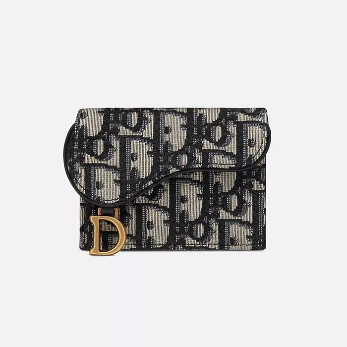 【DIOR】【送料無料】【代金引換】国内発送 ディオール SADDLE コンパクトウォレット 財布