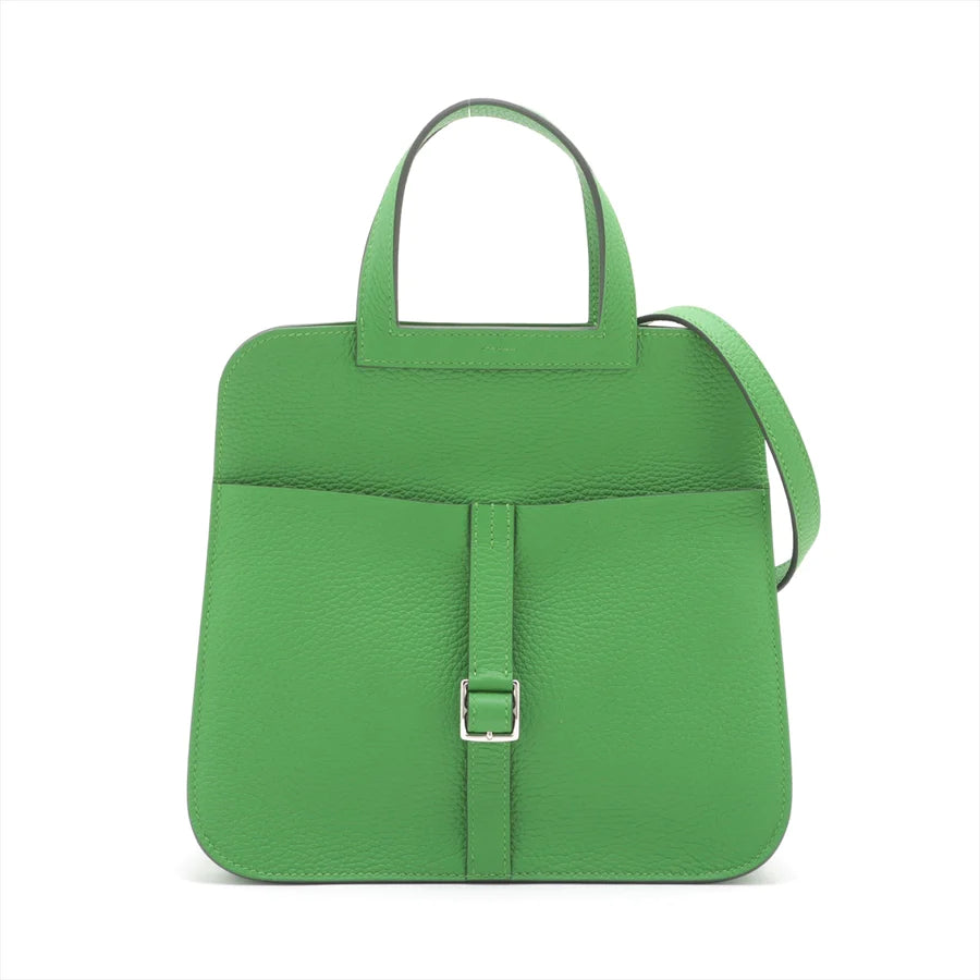 エルメス アルザン25 トリヨンクレマンス ヴェールユッカ シルバー金具