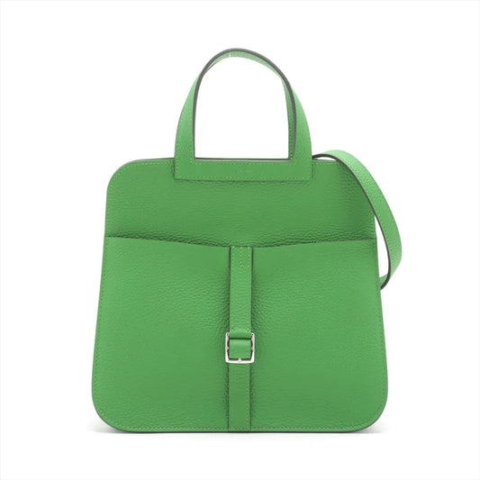 エルメス アルザン25 トリヨンクレマンス ヴェールユッカ シルバー金具