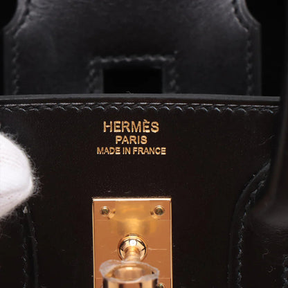 エルメス バーキン25 セリエ ヴォ―タデラクト ブラック ゴールド金具