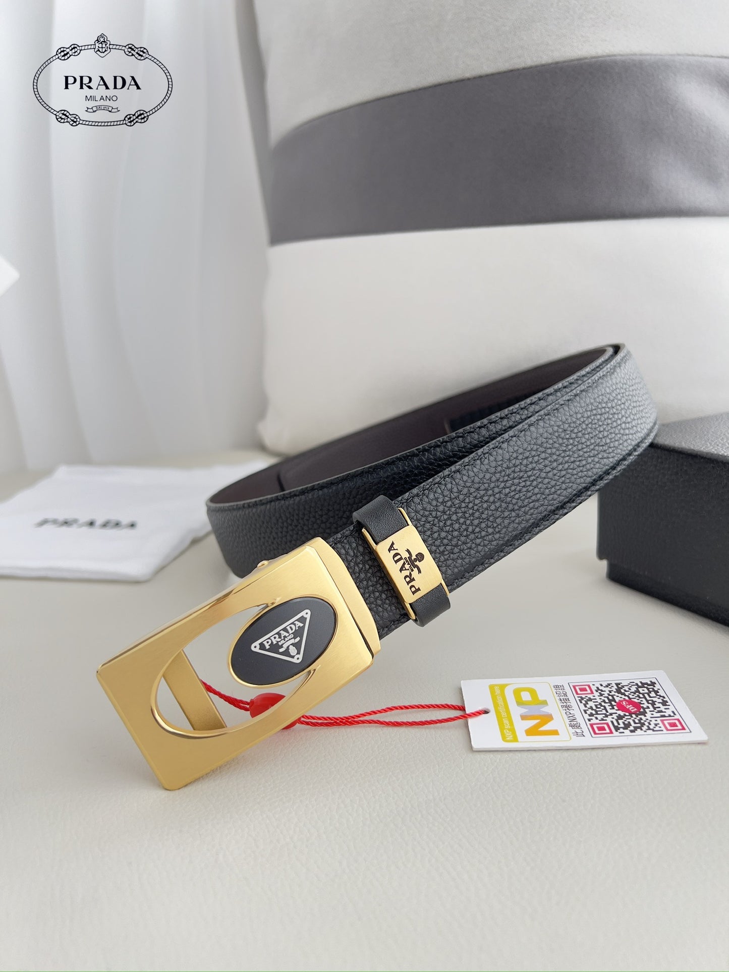 【PRADA】(プラダ) 3.5cmベルト メンズ