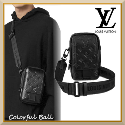 【収納力抜群】★Louis Vuitton ダブル・フォンポーチ ミニショルダ