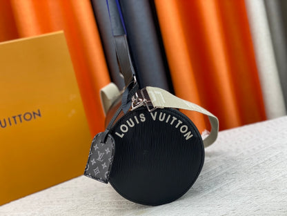 Louis Vuitton◇SoftPolochon ソフト筒型バッグ M46691