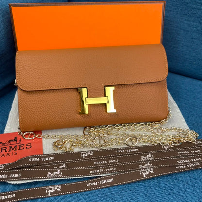 HERMÈS ショルダー & 長財布 11カラー 22X11CM