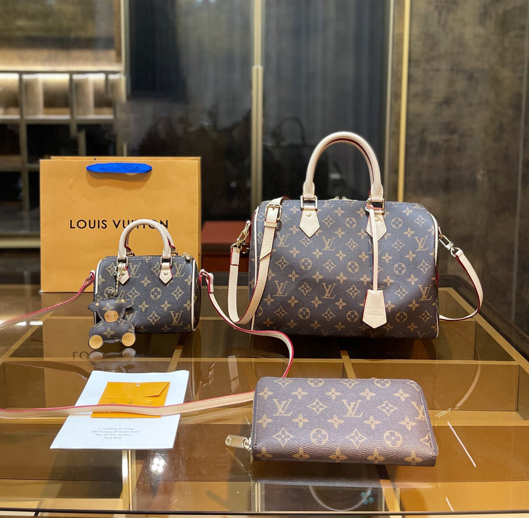 【すぐ届く】ルイヴィトン☆定番人気☆LOUISVUITTON 3点セット お得