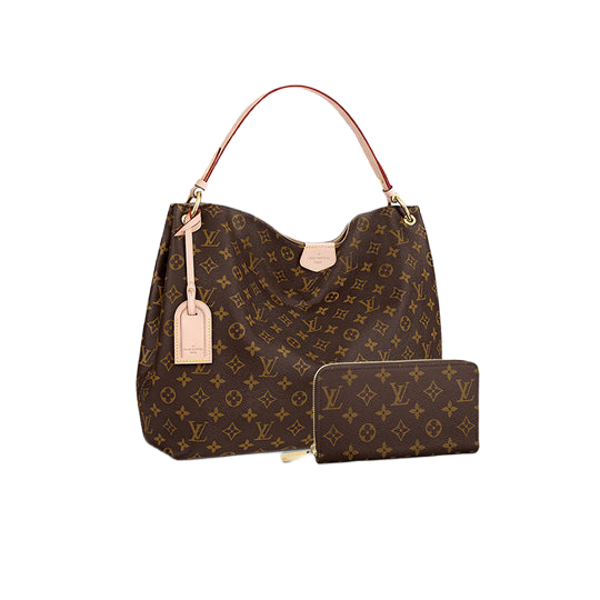 LOUIS VUITTON グレースフル MM 長財布 2点セット お得 M43704+M60017