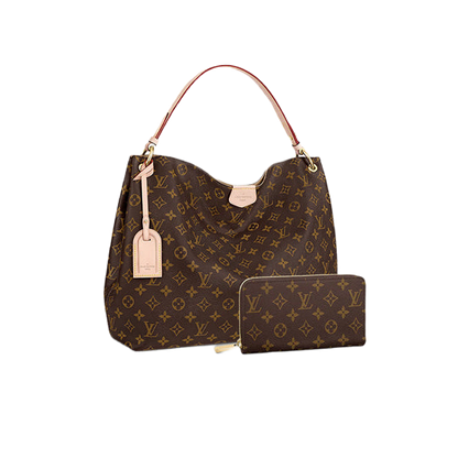 LOUIS VUITTON グレースフル MM 長財布 2点セット お得 M43704+M60017