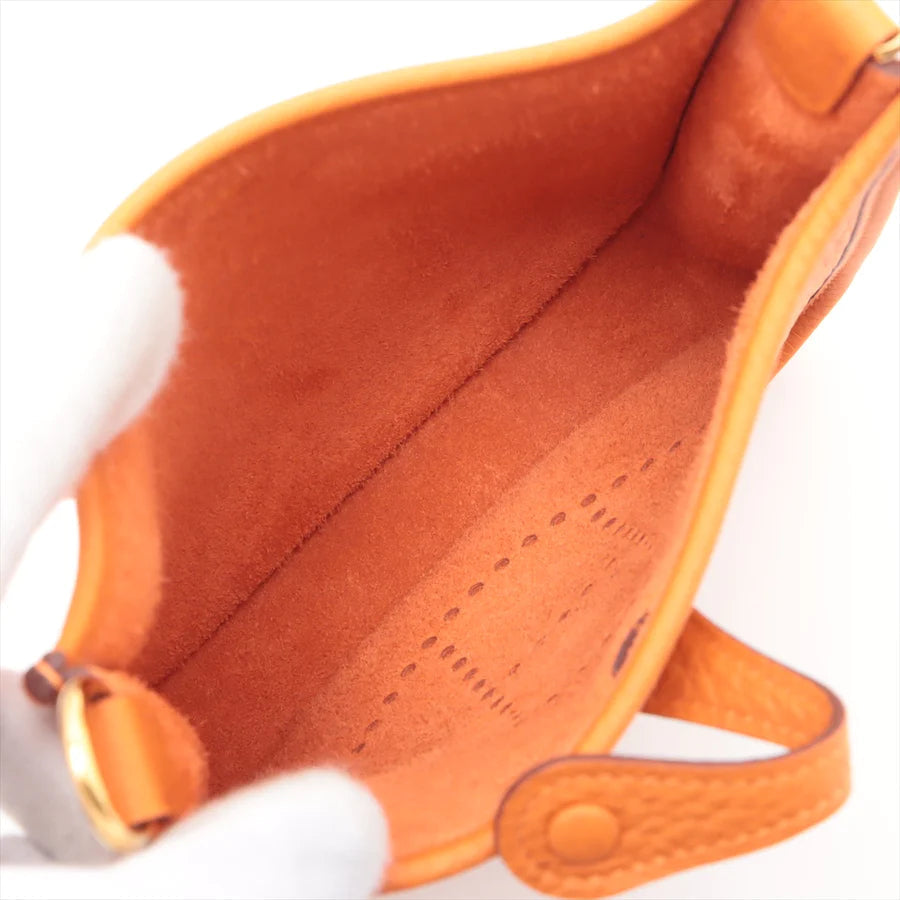 エルメス エブリンTPM トリヨンクレマンス オレンジ ゴールド金具