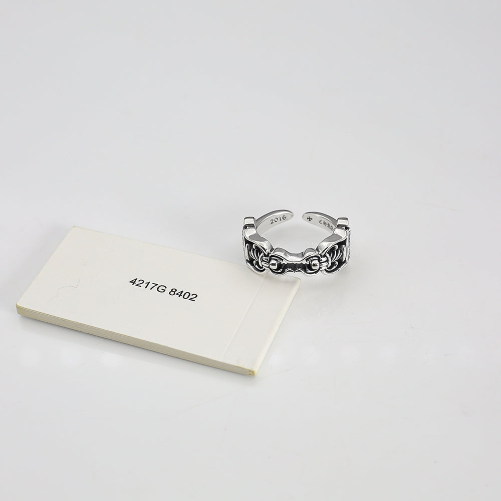 【Chrome Hearts】 男性と女性のためのクロエハートファッションパーソナリティリング