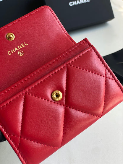 CHANEL 19 FLAP CARD HOLDER AP1790