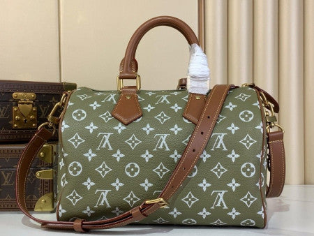 【最新作】LV スピーディ P9 バンドリエール 30(M15241)Green Sencha