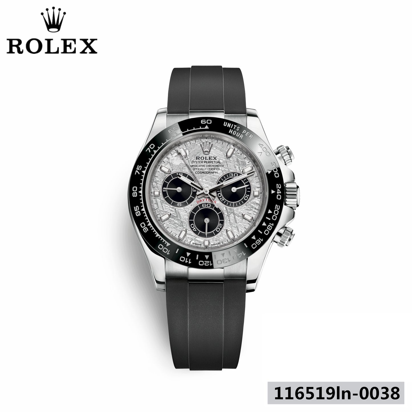 コスモグラフ デイトナ オイスター 40 mm ホワイトゴールド