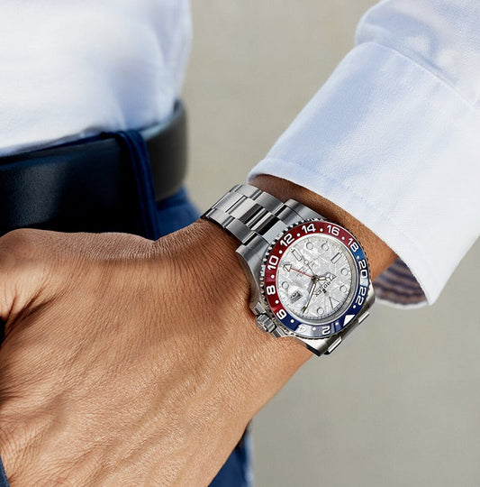 ロレックス GmtマスターⅡ 自動巻き ブラック 文字盤 ホワイトゴールド 126719BLRO-0002