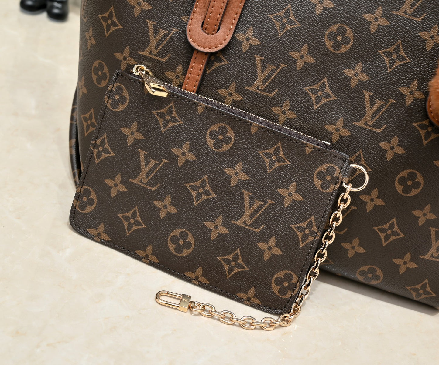 Louis Vuitton 新しいポータブル 58111 ショッピング バッグ