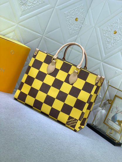 【LOUIS VUITTON】LV 新品ONTHEGO ミディアム ハンドバッグ