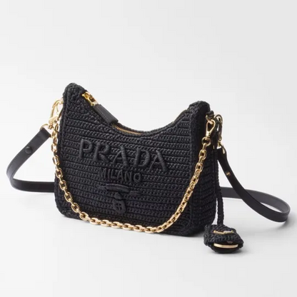 【大人気】PRADA プラダ◆Re-edition ミニバッグ チェーン ストラップ付 22*18*6CM 240920