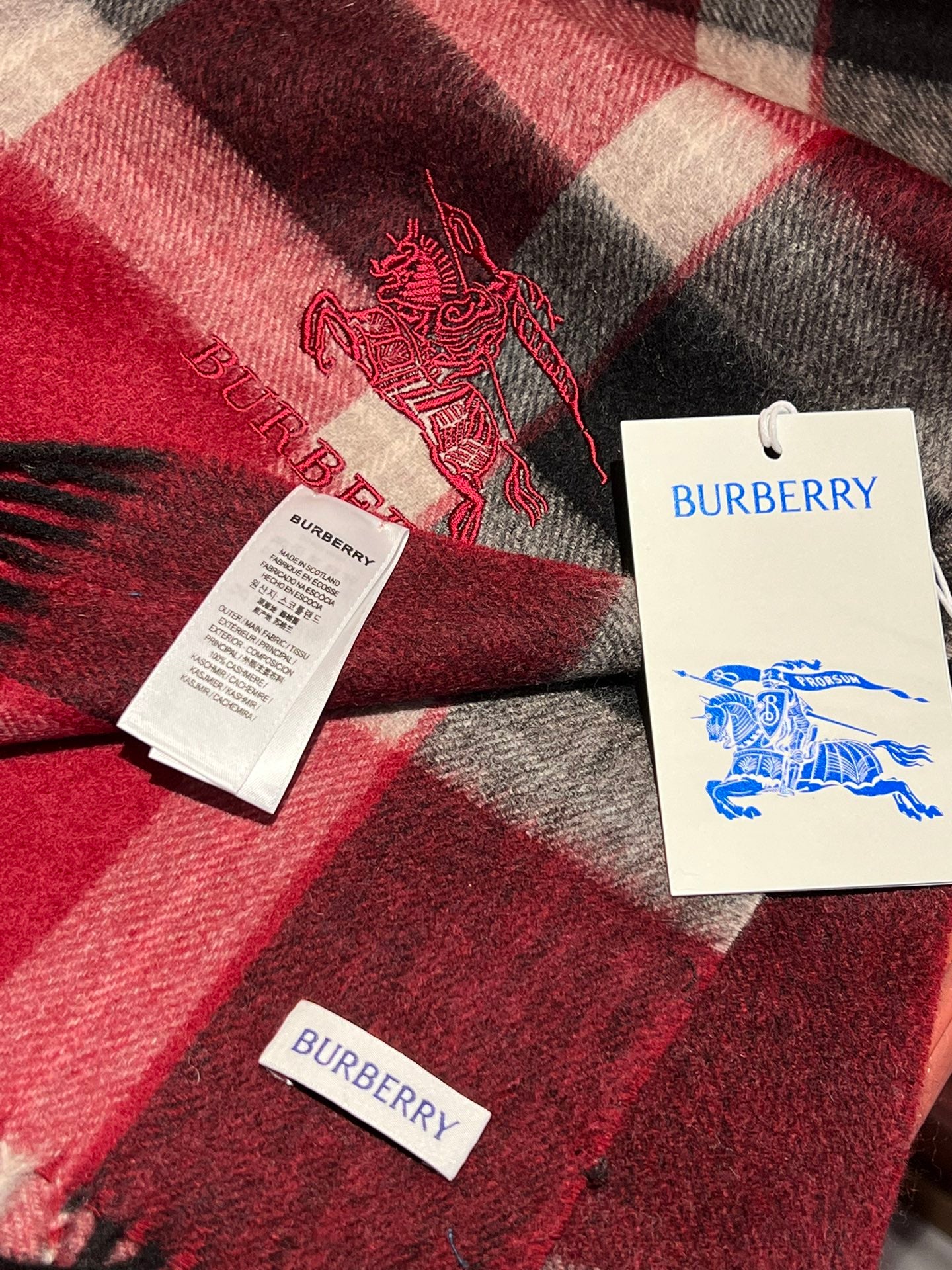 【BURBERRY バーバリー】スカーフ32*180CM 241108
