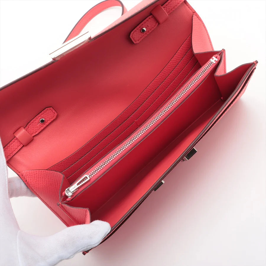 エルメス コンスタンスロング トゥーゴー ヴォーエプソン ブーゲンビリア シルバー金具