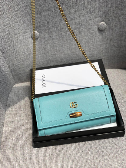 累積売上総額第１位【GUCCI★グッチ】チェーンウォレット