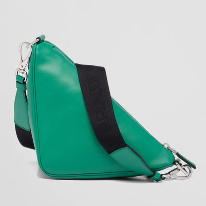 累積売上第１位☆新作☆ プラダ PRADA トライアングル レザーショルダーバッグ