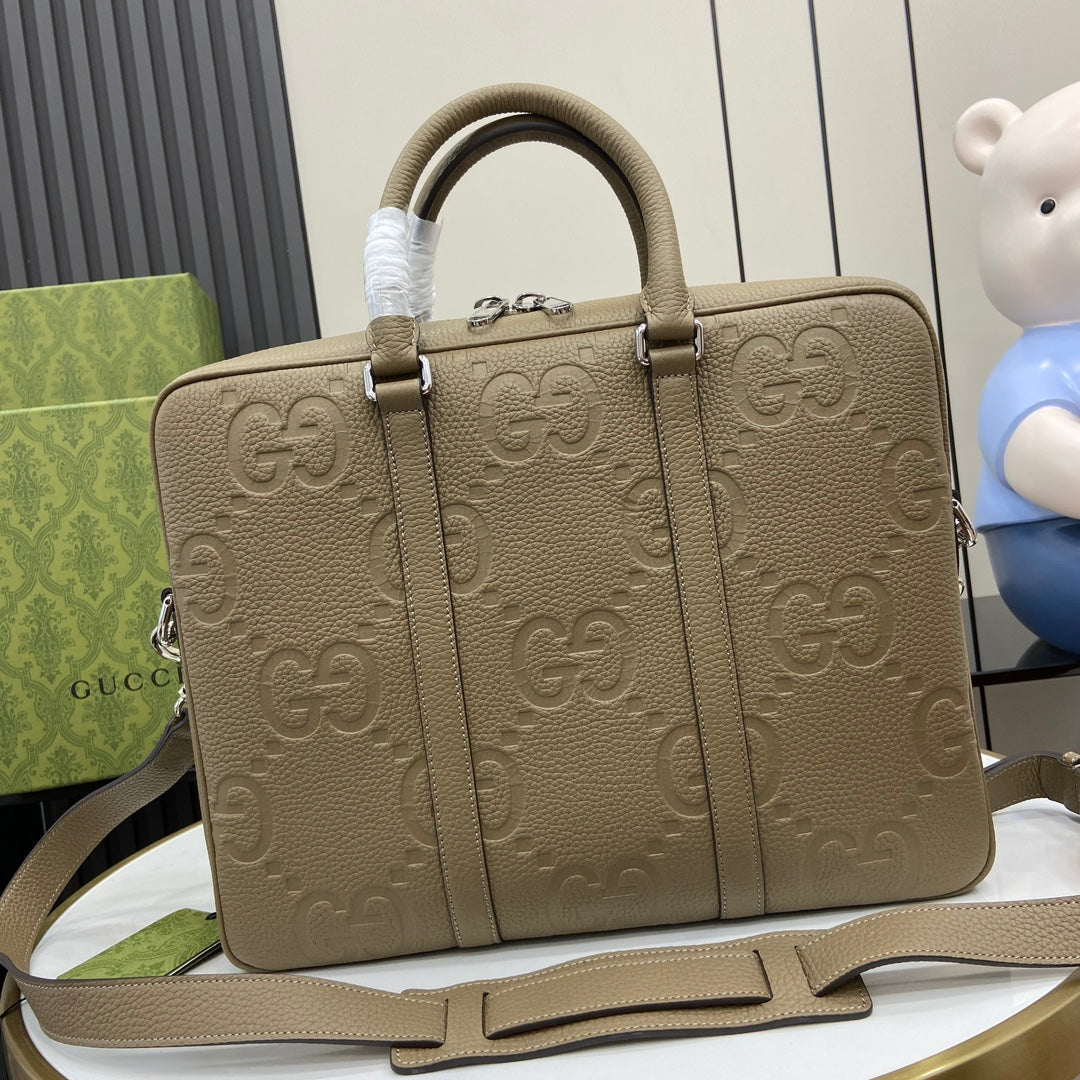 【 Gucci 旗艦店】スーパー ダブルG ブリーフケース